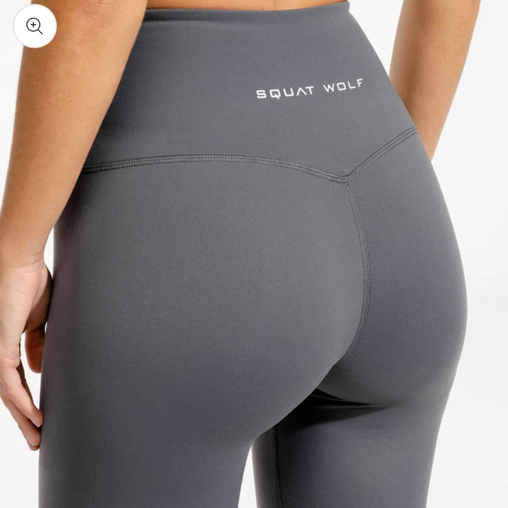 SQUAT WOLF HERA HIGH-WAISTED LEGGINGS - CHARCOAL